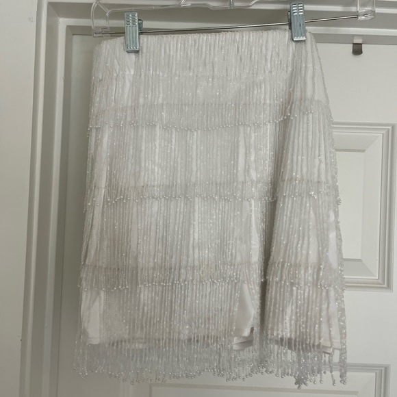 SHOW ME YOUR MUMU Swift Fringe White Beaded Set - Picture 4 of 6